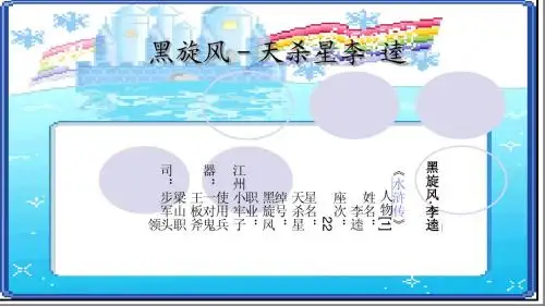锐普2011新年PPT动画模板——动感蓝(2003版)