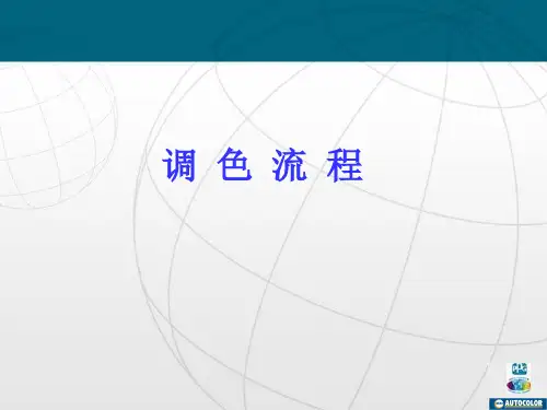 20、调色流程