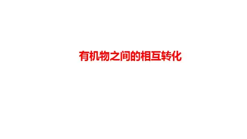 高三化学第一轮复习《有机化学基础》专题5-有机物之间的相互转化课件