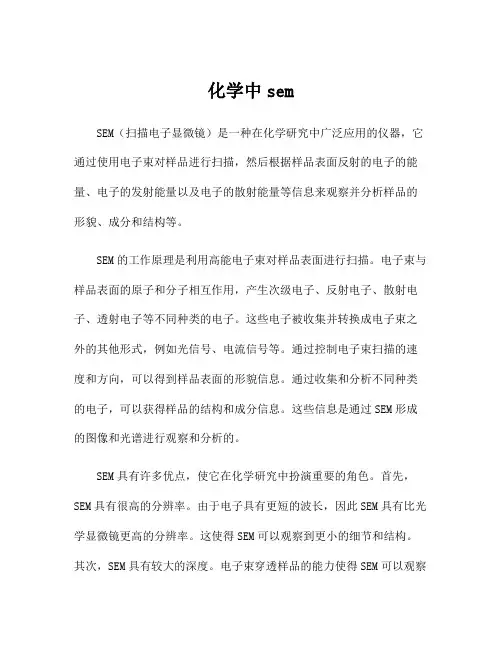 化学中sem