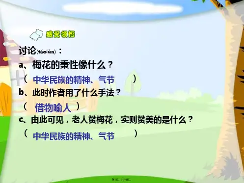 6《梅花魂》PPT完美版(共14张)