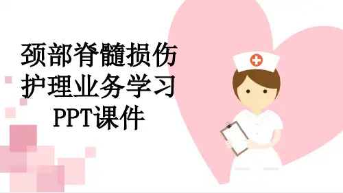 颈部脊髓损伤护理业务学习PPT课件