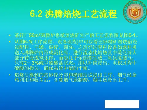 3沸腾焙烧工艺流程(精)