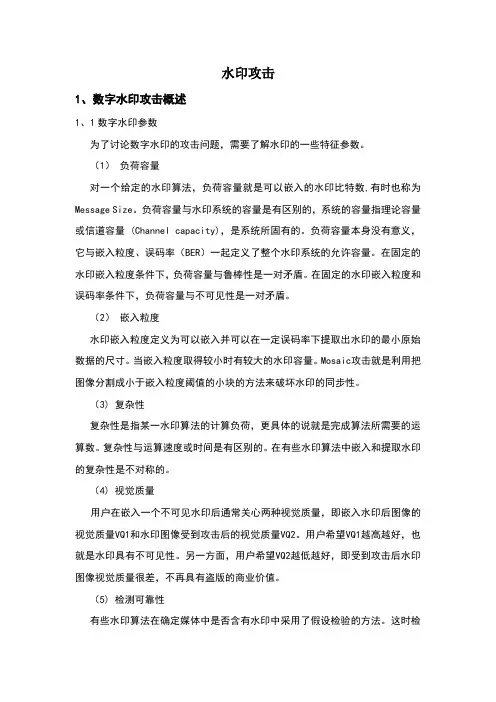 水印攻击