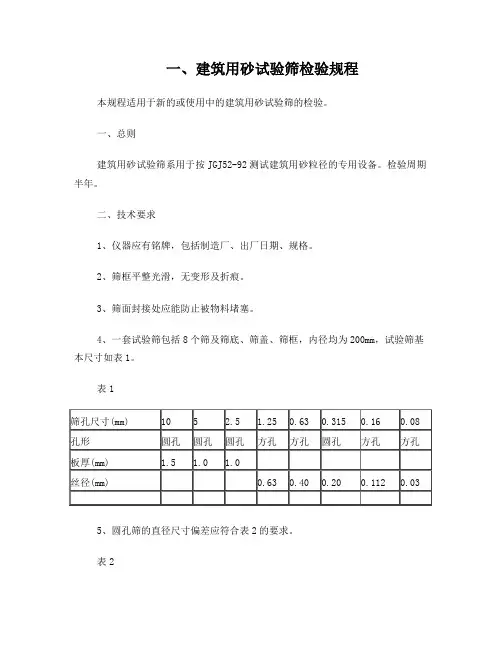 设备仪器检验校准规程(全)