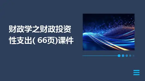 财政学之财政投资性支出( 66页)课件
