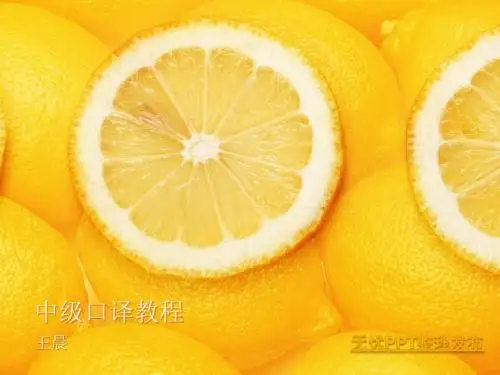 上海中级口译考试讲义2礼仪性