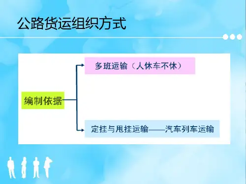 运输组织方式