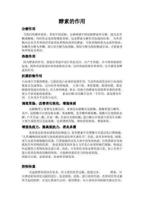 酵素功效