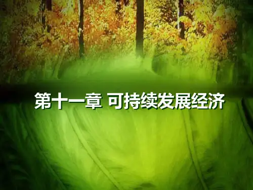 可持续发展经济