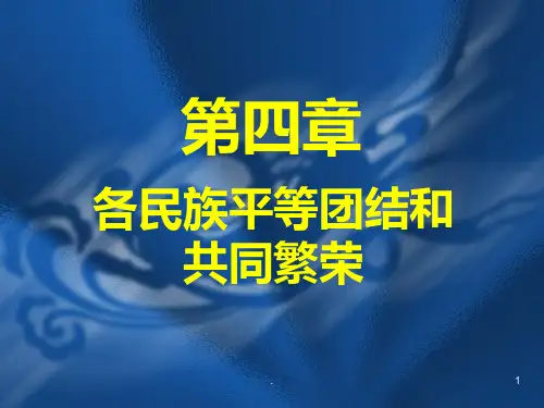 第四章(内大出版民族理论与民族政策)