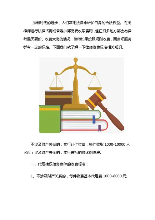 法律咨询收费标准