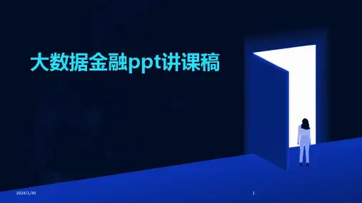 大数据金融ppt讲课稿(2024)