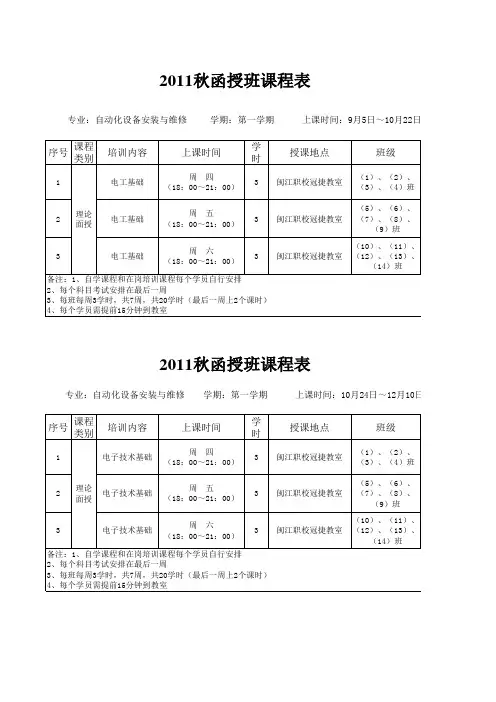 120523函授课程表(最终)