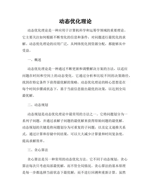 动态优化理论