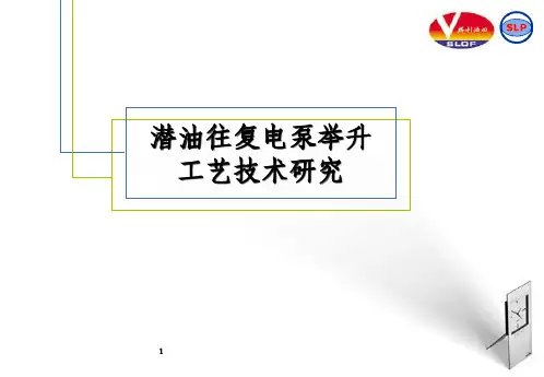 九年级科学 潜油往复电泵介绍课件 浙教