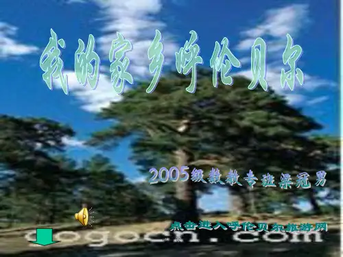 我的家乡呼伦贝尔