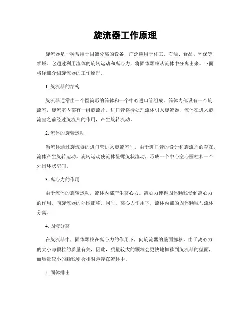 旋流器工作原理