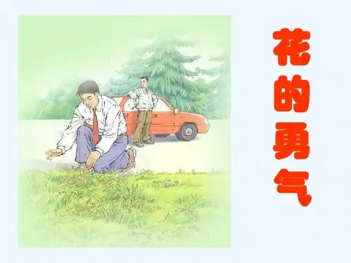 语文人教版四年级下册20《花的勇气》ppt课件