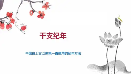 干支纪年    