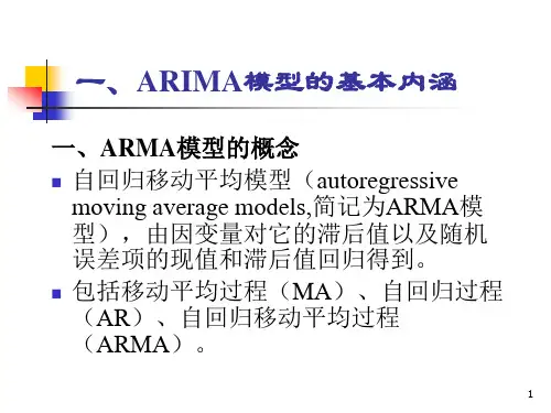 时间序列中的ARMA模型