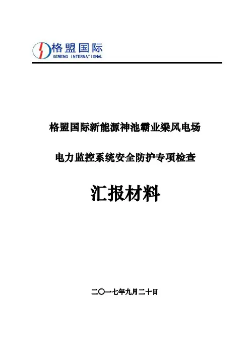 2017年安全生产大检查和技术监督检查汇报材料