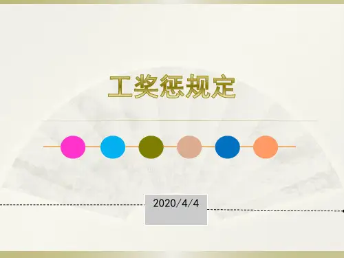 国家电网公司员工奖惩规定 ppt课件