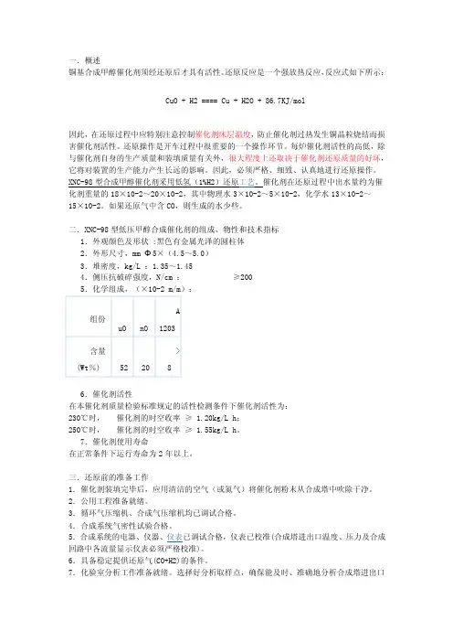 铜基催化剂——精选推荐