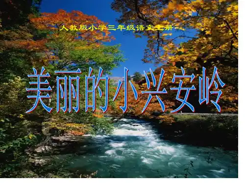 部编版三年级语文上册20-美丽的小兴安岭5省名师优质课赛课获奖课件市赛课一等奖课件