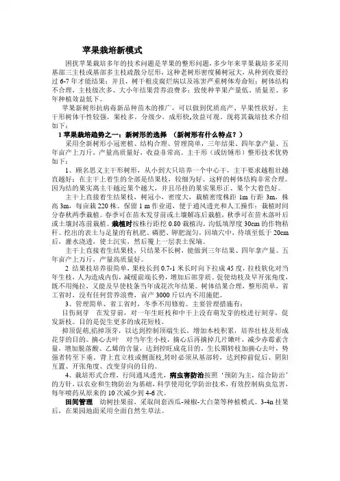 苹果栽培新模式(1)