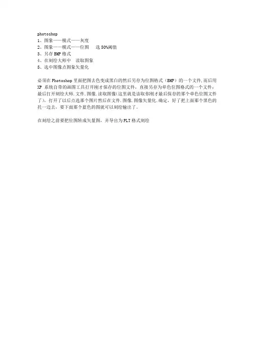 刻绘大师图形转换方法