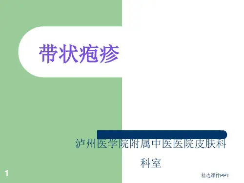 带状疱疹-精品完整ppt课件