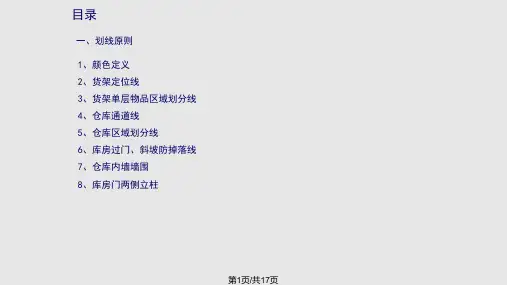 仓库可视化标准PPT课件