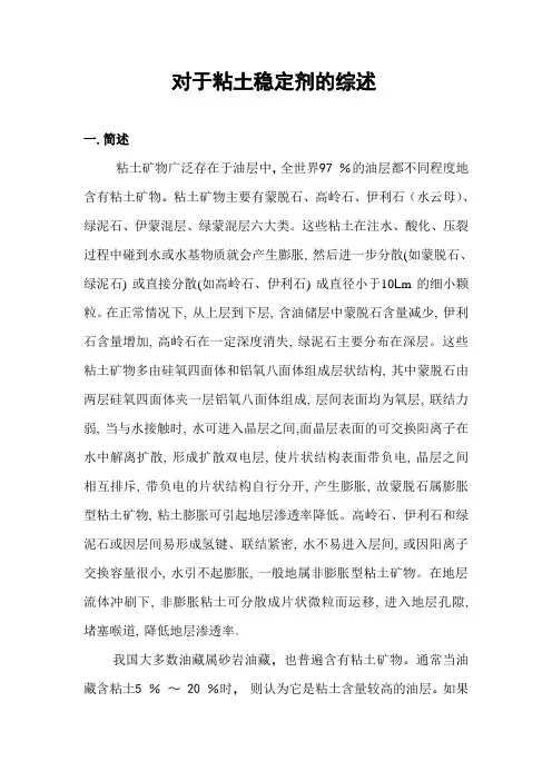 粘土稳定剂1