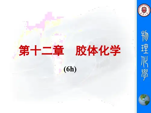 物理化学第十二章胶体化学