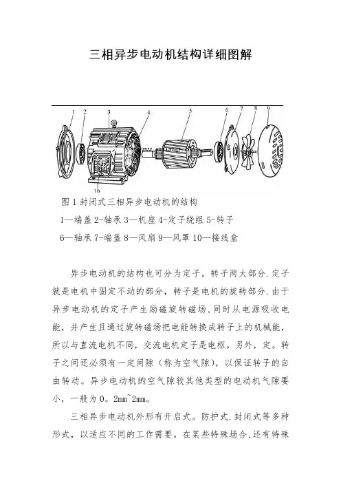 三相异步电动机结构详细图解