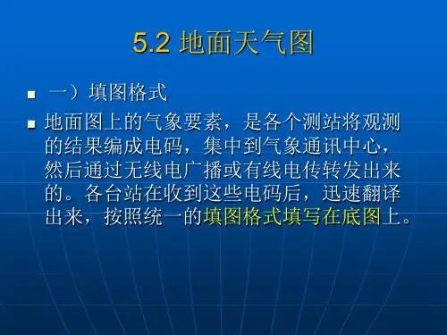 5.2地面天气图