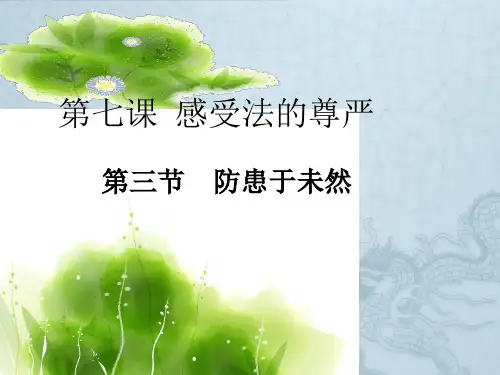 《防患于未然》PPT课件