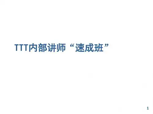 培训讲师要求ppt课件