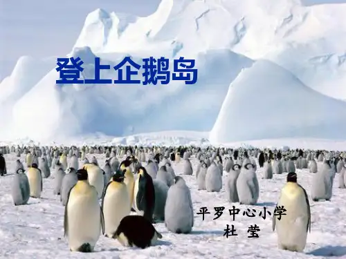 三年级语文下册 登上企鹅岛课件 语文S版