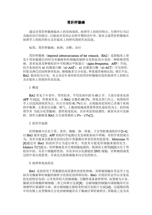 胃肝样腺癌