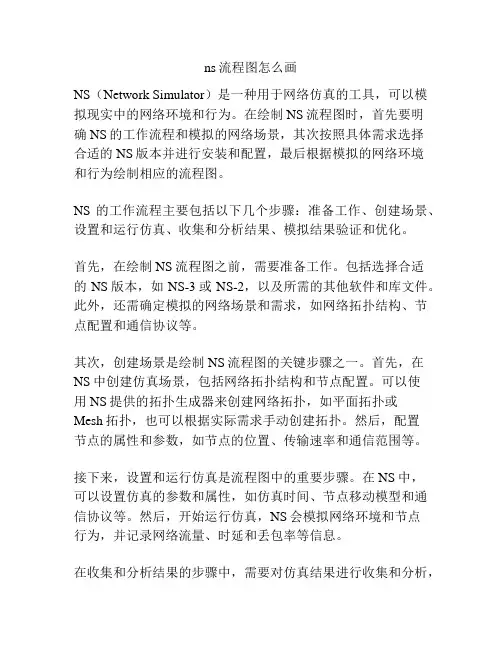 ns流程图怎么画
