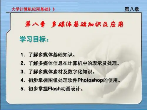 大学计算机应用基础教程  第8章