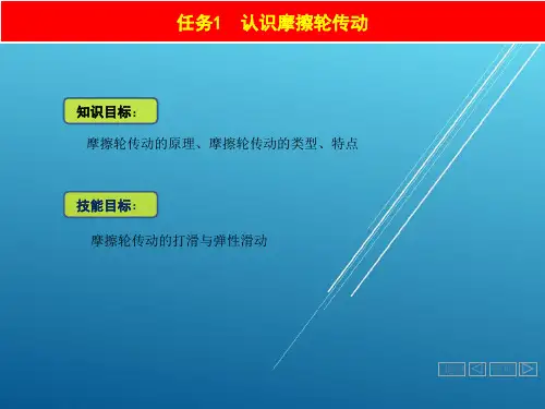 机械设计基础单元9  摩擦轮传动和挠性件传动