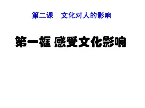 2.1 感受文化影响1 [www.edudown.net]