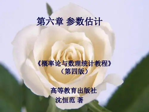 第六章《概率论与数理统计教程》课件