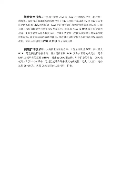 核酸杂交技术