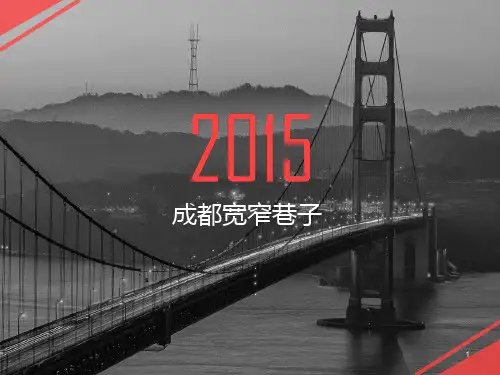 成都宽窄巷子 案例分析PPT课件