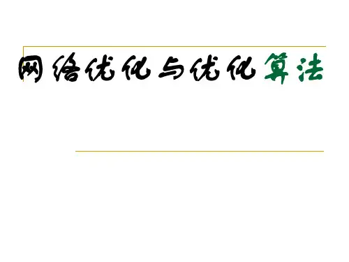 网络优化及实例