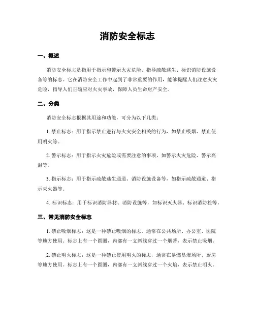 消防安全标志